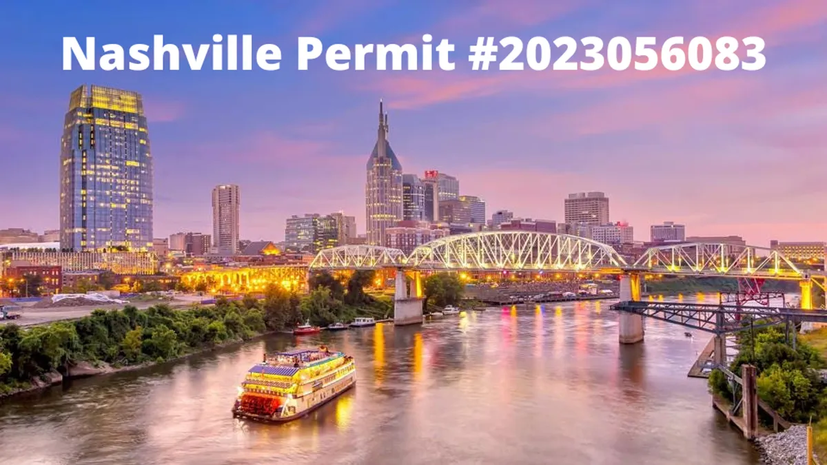 This image captures the illuminated Nashville skyline at dusk, with a vibrant riverboat gliding along the water and bridges connecting the city’s banks. The city lights create a festive and romantic atmosphere, perfectly echoing the promise of sunset toasts and memorable evenings.