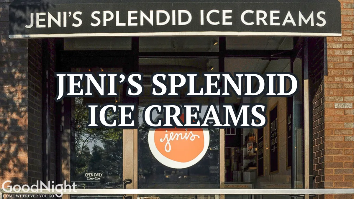 The cheerful exterior of an ice cream shop features large windows and inviting signage, suggesting a fun neighborhood spot for treats, socializing, and casual outings with kids or friends.